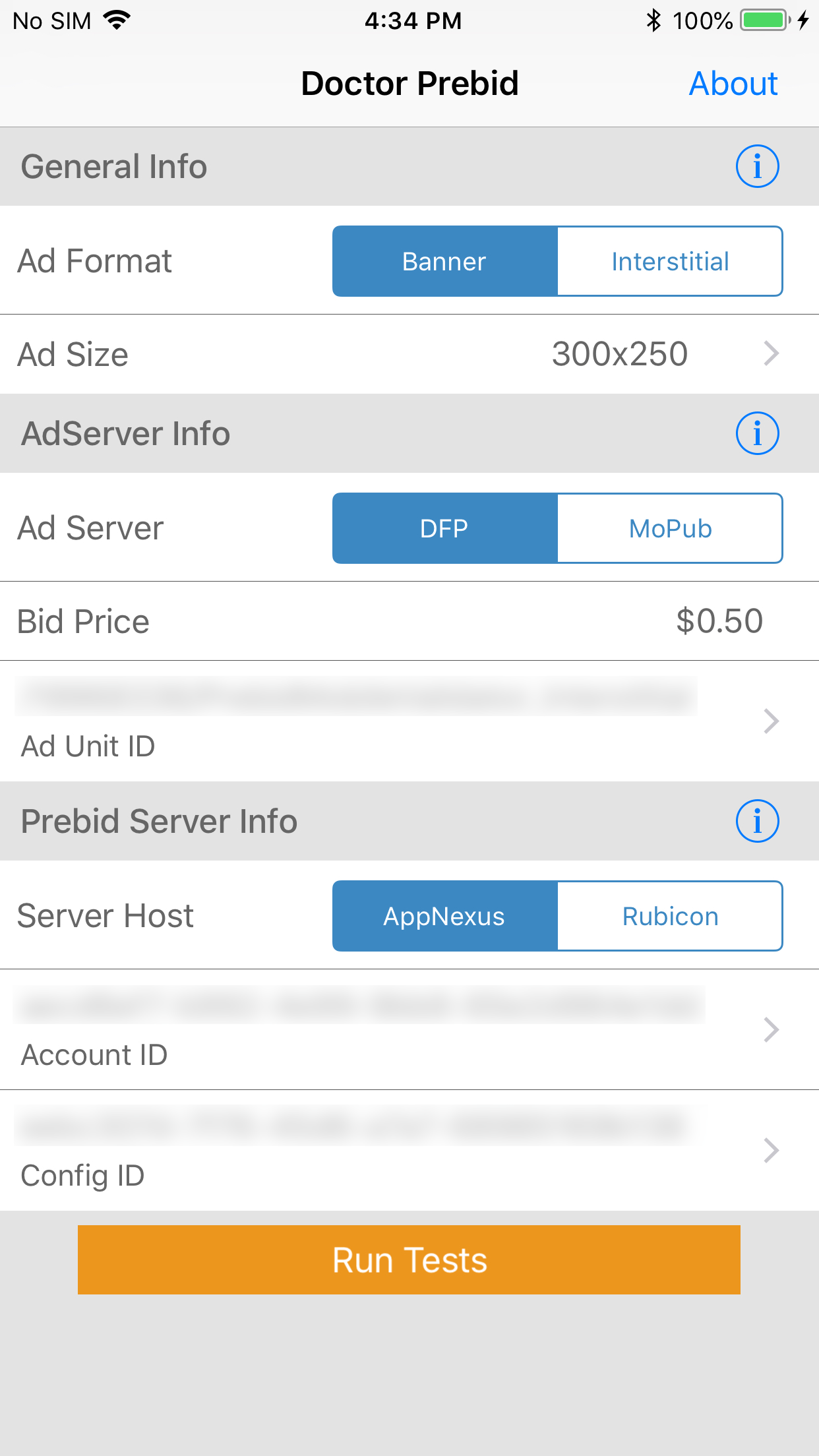 Dr. Prebid Setup